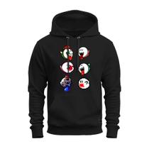 Moletom Emojis Fantasma Blusa De Frio Agasalho Aconchegante