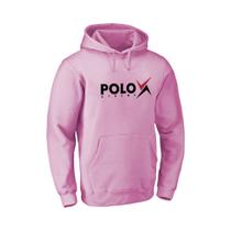 Moletom Esportivo Rosa Estampado com Capuz Blusa de Frio do Tamanho P ao XG