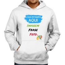Moletom Estampa Personalizada (Imagem, frase ou foto) - Foca na Moda