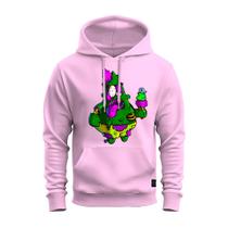 Moletom Estampado Algodão Macio Bolso e Capuz Patricks Sorvete