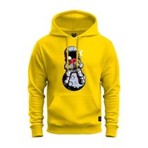 Moletom Estampado Algodão Premium Confortável Astronauta Luinha