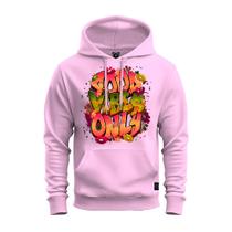 Moletom Estampado Algodão Premium Confortável Good Viber Only