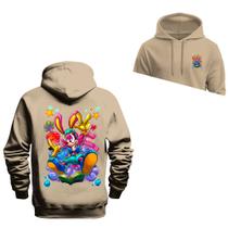 Moletom Estampado Algodão Premium Confortável Pascoal Frente Costas