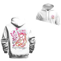 Moletom Estampado Algodão Premium Macio Canguru Gnare Frente e Costa