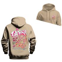 Moletom Estampado Algodão Premium Macio Canguru Gnare Frente e Costa