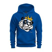 Moletom Estampado Blusa De Frio Canguru Confortável King OF Panda