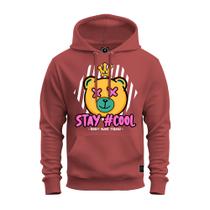 Moletom Estampado Blusa De Frio Canguru Confortável Stay Cool