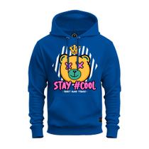 Moletom Estampado Blusa De Frio Canguru Confortável Stay Cool