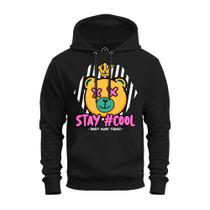 Moletom Estampado Blusa De Frio Canguru Confortável Stay Cool