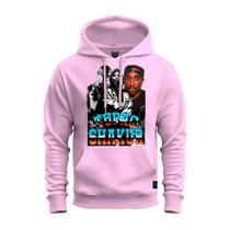 Moletom Estampado Blusa De Frio Canguru Confortável Tupac City