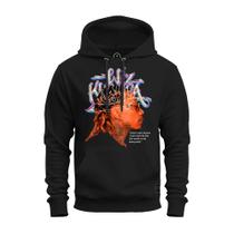 Moletom Estampado Blusa De Frio Canguru Confortável Wiz Khalifa Lateral