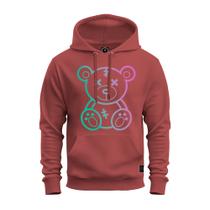 Moletom Estampado Blusa De Frio Premium Personalizado Neon Urso