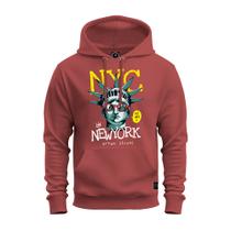 Moletom Estampado Blusa De Frio Premium Personalizado Nyc State