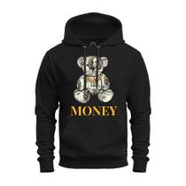 Moletom Estampado Blusa De Frio Premium Personalizado Urso Money