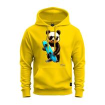 Moletom Estampado Blusa De Frio Premium Personalizado Urso Skater