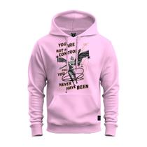Moletom Estampado Com Capuz Aconchegante Never Have Beean