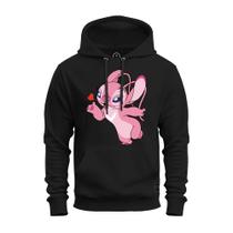 Moletom Estampado Confortável Blusa De Frio Inverno Angel