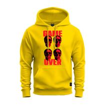 Moletom Estampado Confortável Blusa De Frio Inverno Game Over