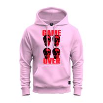 Moletom Estampado Confortável Blusa De Frio Inverno Game Over