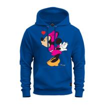 Moletom Estampado Confortável Blusa De Frio Inverno Minnie Beijinho