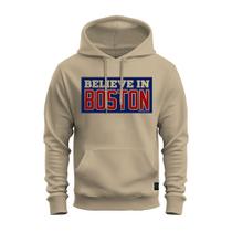 Moletom Estampado Flanelado Aconchegante Belevin Boston