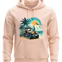 Moletom Estampado Peronalizado Com capus Carro praia e Surf