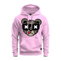 Moletom Estampado Premium Algodão Flanelado Urso Bolado