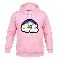 Moletom Estampado Quente Nuvem Meio