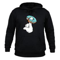 Moletom Estampado Quente Rosquina Dedo