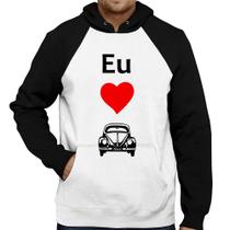 Moletom Eu amo fusca - Foca na Moda