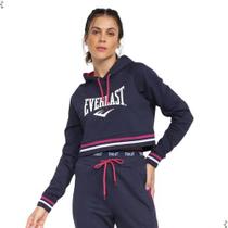 Moletom Everlast Cropped Everlast C/ Capuz Feminino