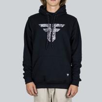 Moletom Fallen Canguru com Capuz Preto Silk Grade