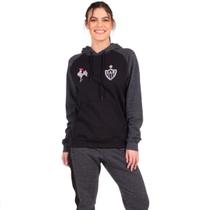 Moletom Fechado Atlético Mineiro Oficial Feminino Bordado