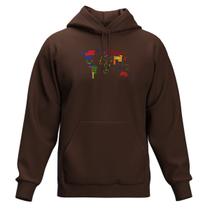 Moletom Fechado Com Capuz Canguru