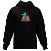 Moletom Fechado Forro Flanelado Com Bolso Canguru E Capuz