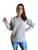 Moletom Feminina Careca Basica Blusa Atacado