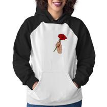 Moletom Feminino A Rose for you - Foca na Moda