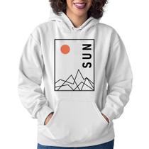 Moletom Feminino Abstract Sun - Foca na Moda