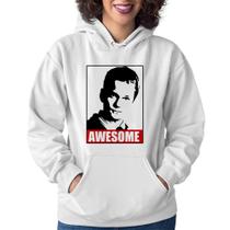 Moletom Feminino Awesome Barney Stinson - Foca na Moda Moletom Feminino Awesome Barney Stinson - Foca na Moda