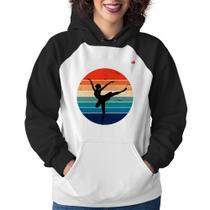 Moletom Feminino Ballet Vintage Sunset - Foca na Moda