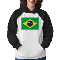 Moletom Feminino Bandeira Brasil - Foca na Moda