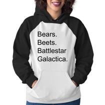 Moletom Feminino Bears. Beets. Battlestar Galactica. - Foca na Moda Moletom Feminino Bears. Beets. Battlestar Galactica. - Foca na Moda