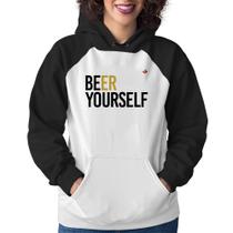 Moletom Feminino Beer Yourself - Foca na Moda Moletom Feminino Beer Yourself - Foca na Moda