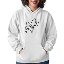 Moletom Feminino Blessed Heart - Foca na Moda