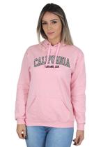 Moletom Feminino Blusa de Frio Casual Califórnia Los Angeles