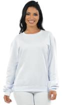 Moletom Feminino Blusão Básico Manga Longa Inverno