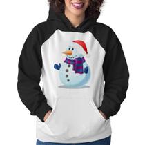 Moletom Feminino Boneco de neve - Foca na Moda Moletom Feminino Boneco de neve - Foca na Moda