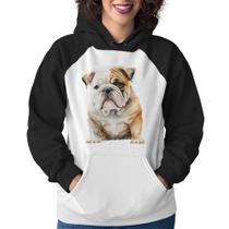 Moletom Feminino Bulldog-Inglês - Foca na Moda
