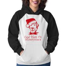 Moletom Feminino Cachorro Noel - Foca na Moda Moletom Feminino Cachorro Noel - Foca na Moda