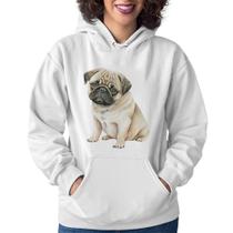 Moletom Feminino Cachorro Pug - Foca na Moda
